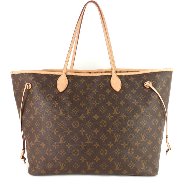 neverfull gm monogram canvas tote bag