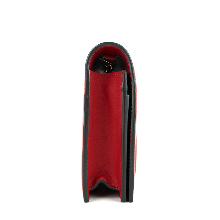 xl calf leather wallet on chain