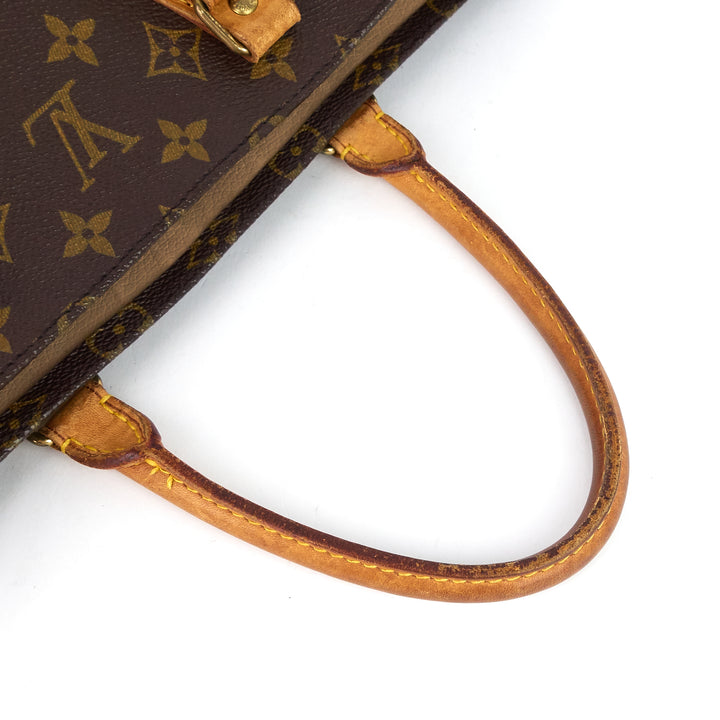 sac plat gm monogram canvas handbag
