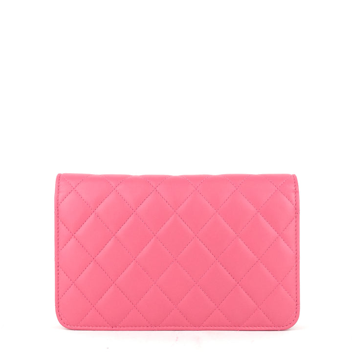 cambon ligne leather wallet on chain