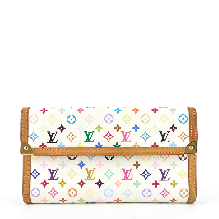 porte tresor international monogram multicolore canvas wallet