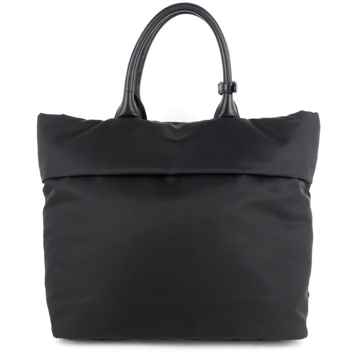 tessuto nylon reversible double tote bag