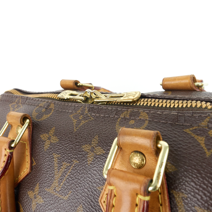 speedy 25 bandoulière monogram canvas bag