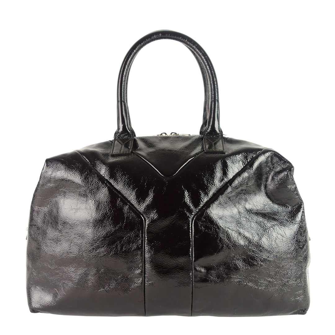 easy sac patent leather bag