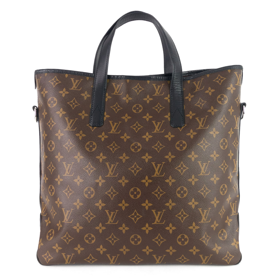 davis monogram macassar canvas tote bag