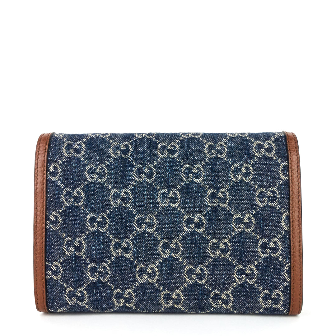 dionysus gg denim mini bag
