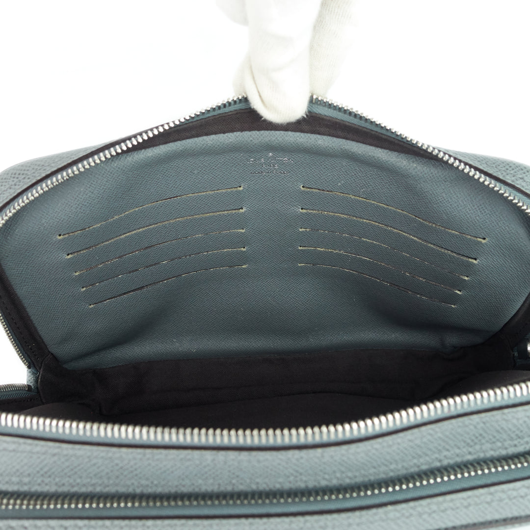pavel taiga leather clutch bag