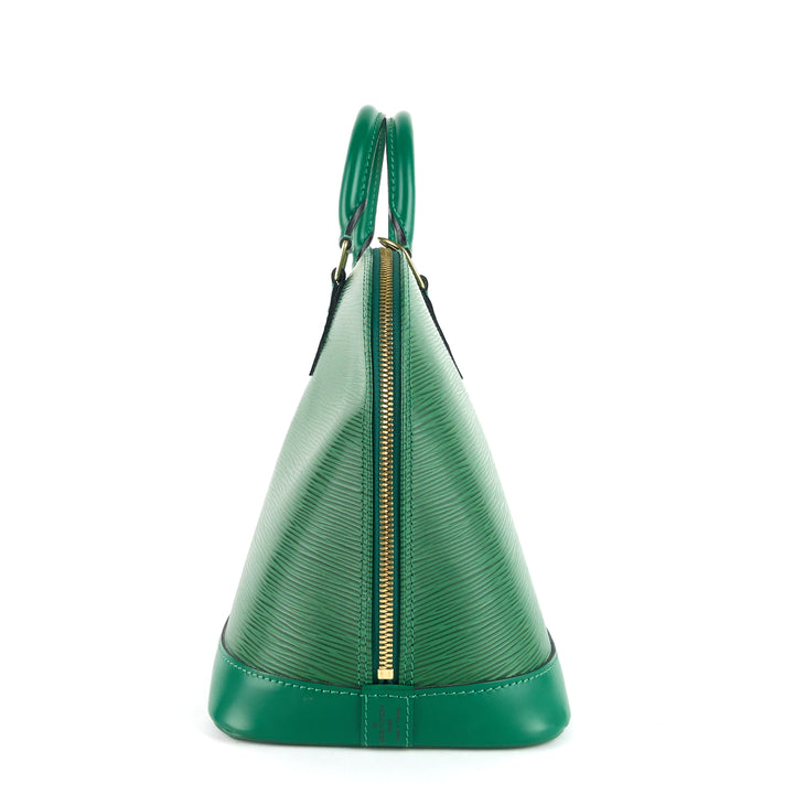 alma pm epi leather handbag