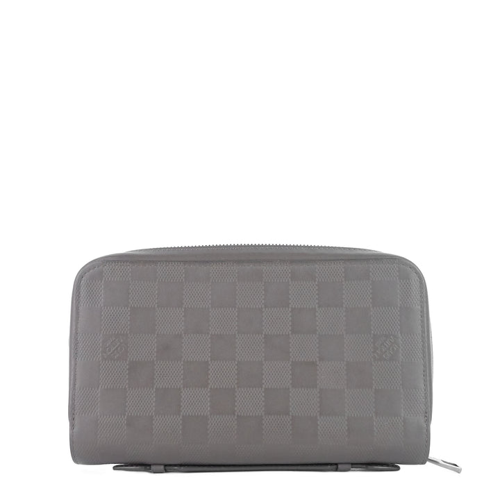 zippy xl damier infini leather organizer wallet