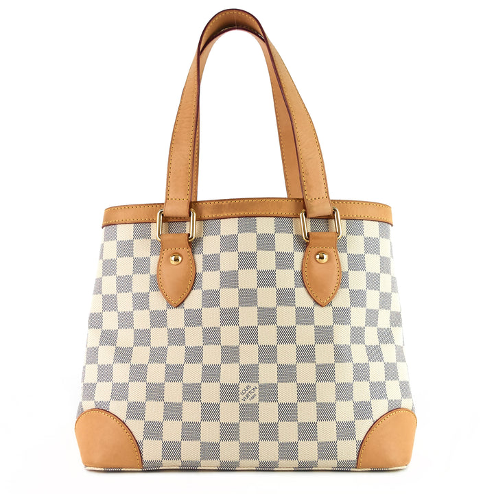 hampstead pm damier azur canvas tote bag