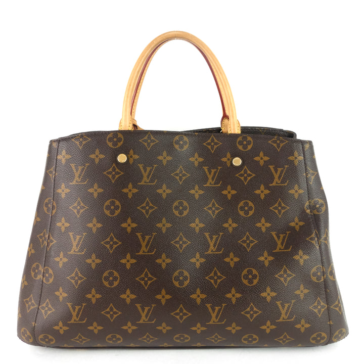 montaigne gm monogram canvas tote bag