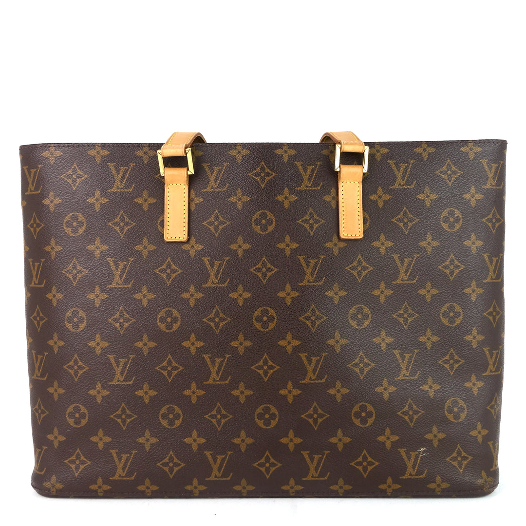 luco monogram canvas tote bag