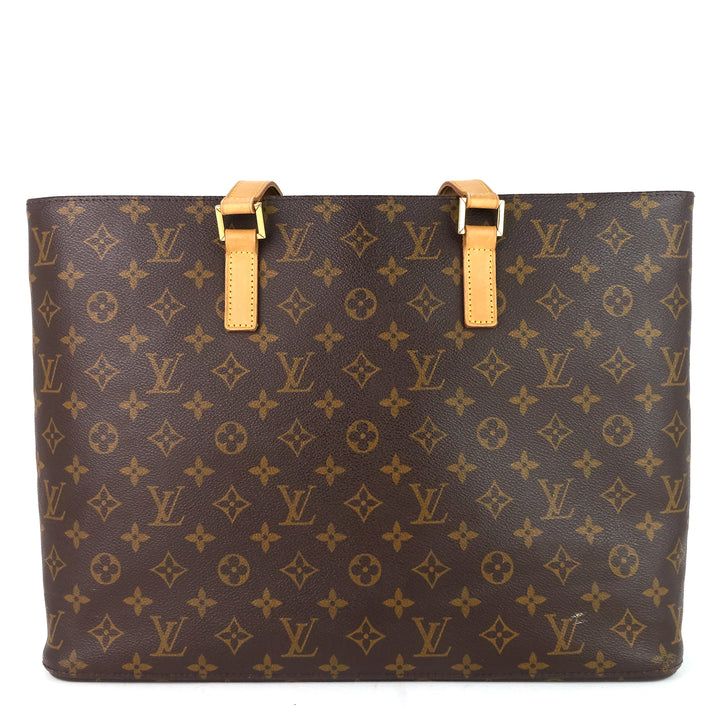 luco monogram canvas tote bag