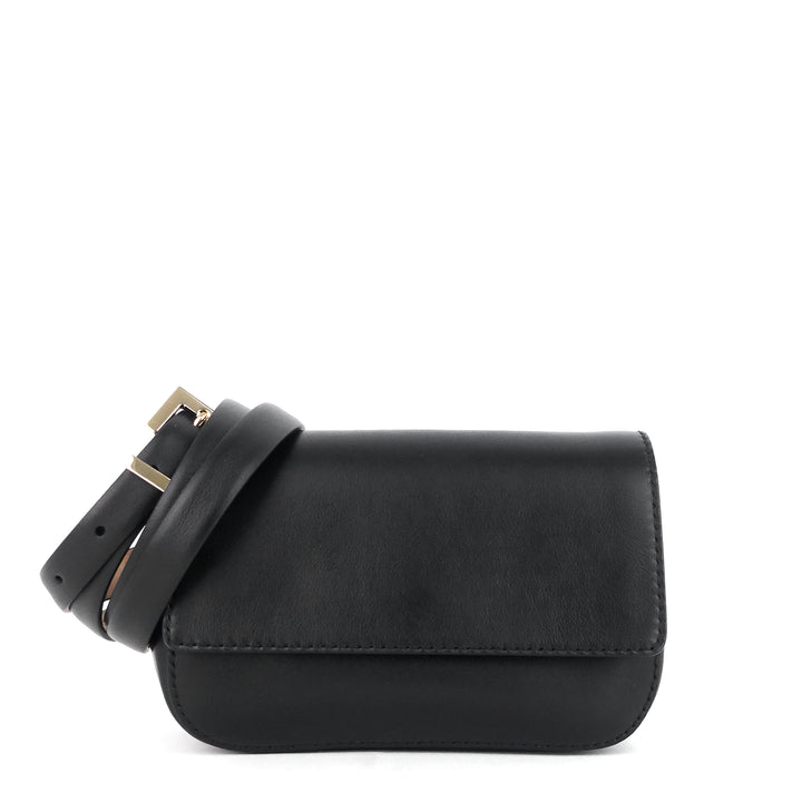 vitello leather belt bag