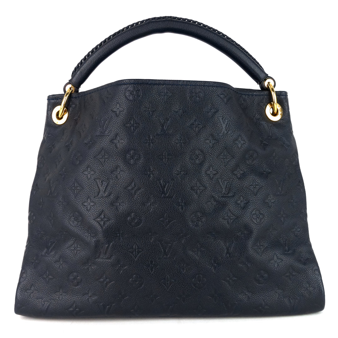 artsy mm monogram empreinte leather bag