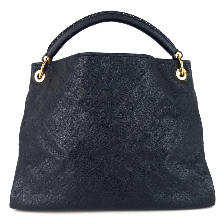 artsy mm monogram empreinte leather bag