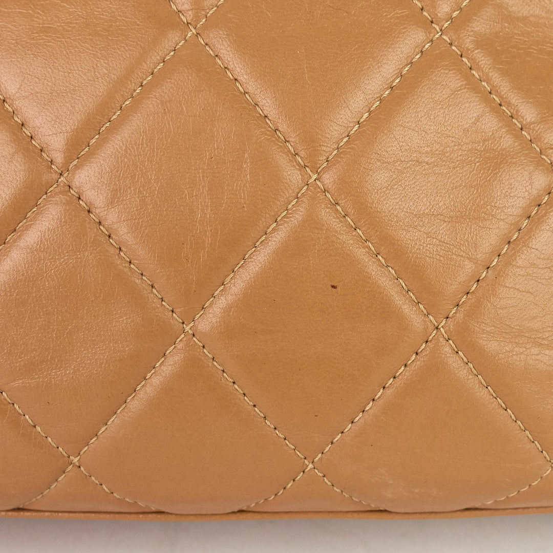 calf leather shoulder bag