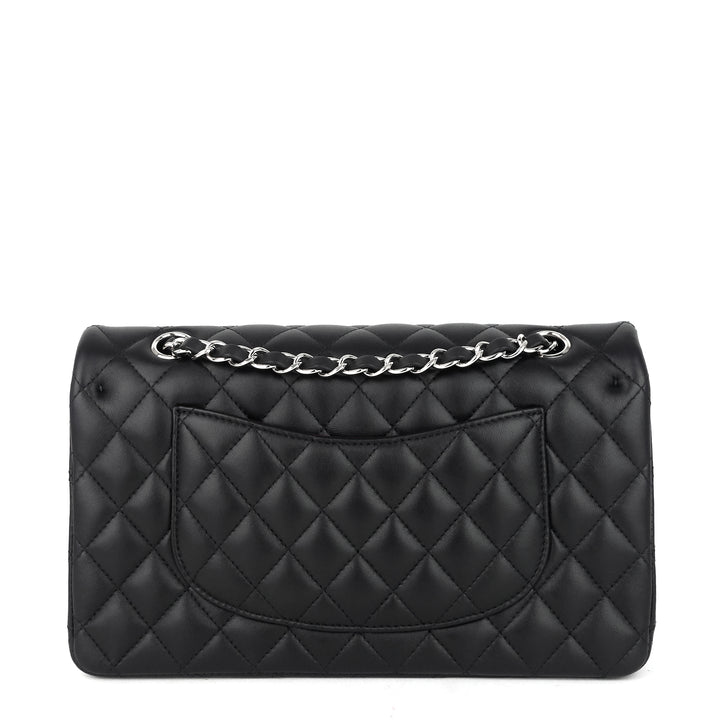 classic double flap lambskin leather bag