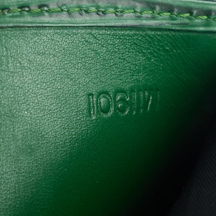 marco green epi leather wallet