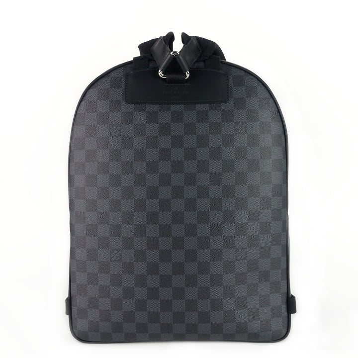 josh world map damier graphite canvas backpack