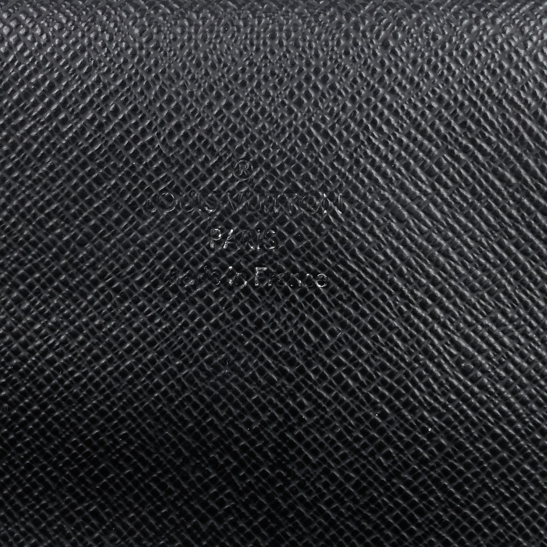 portefeuille long modulable damier graphie canvas wallet