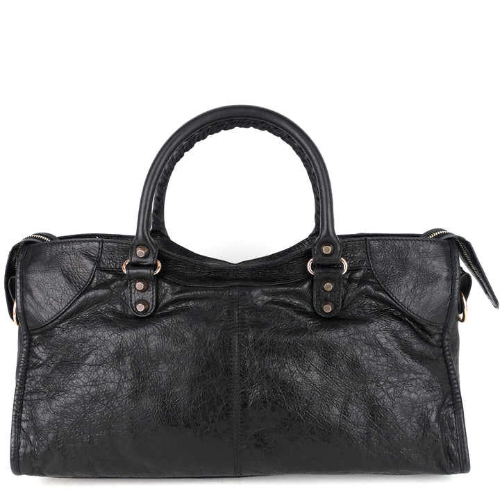 giant part time lambskin leather bag