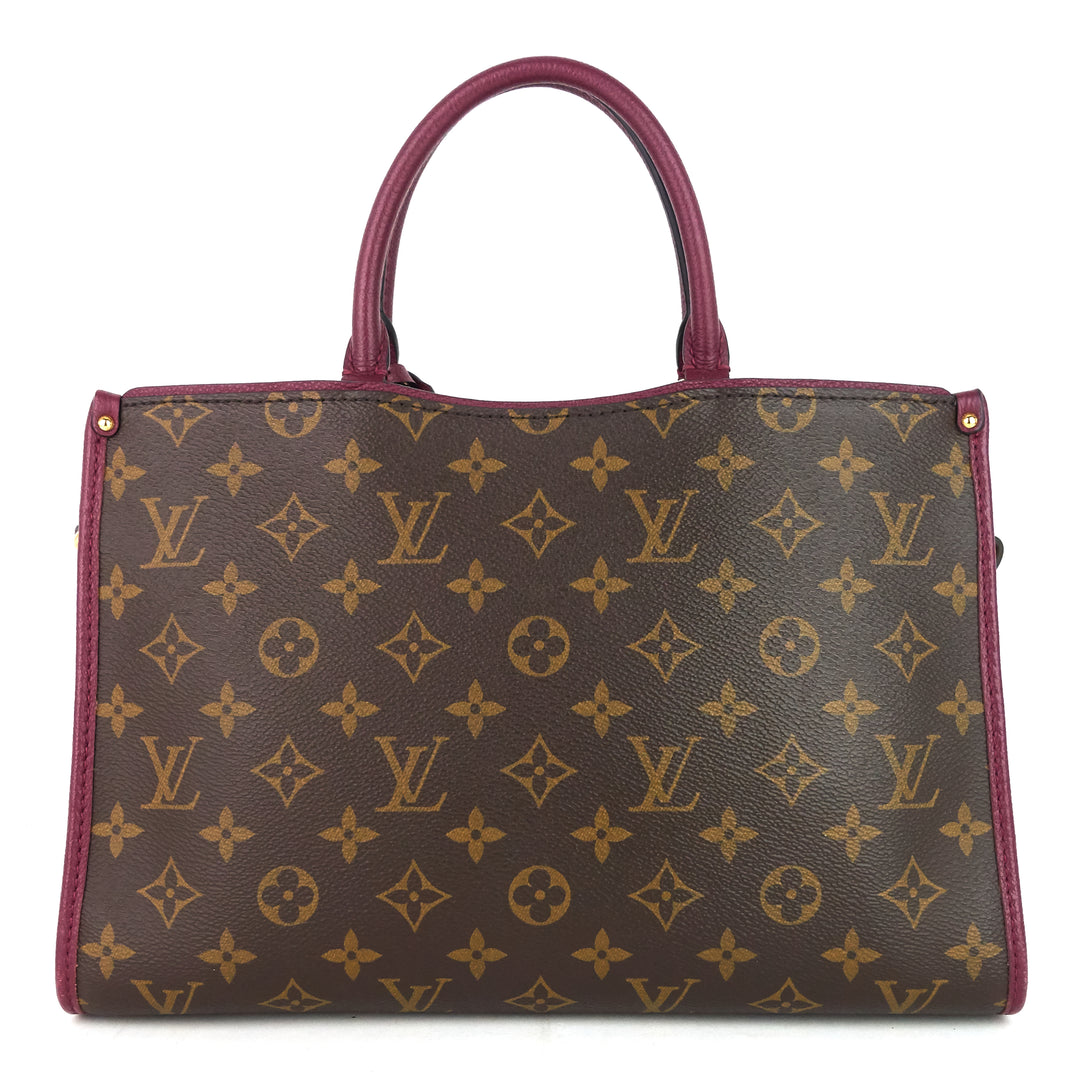 popincourt pm monogram canvas raisin tote bag
