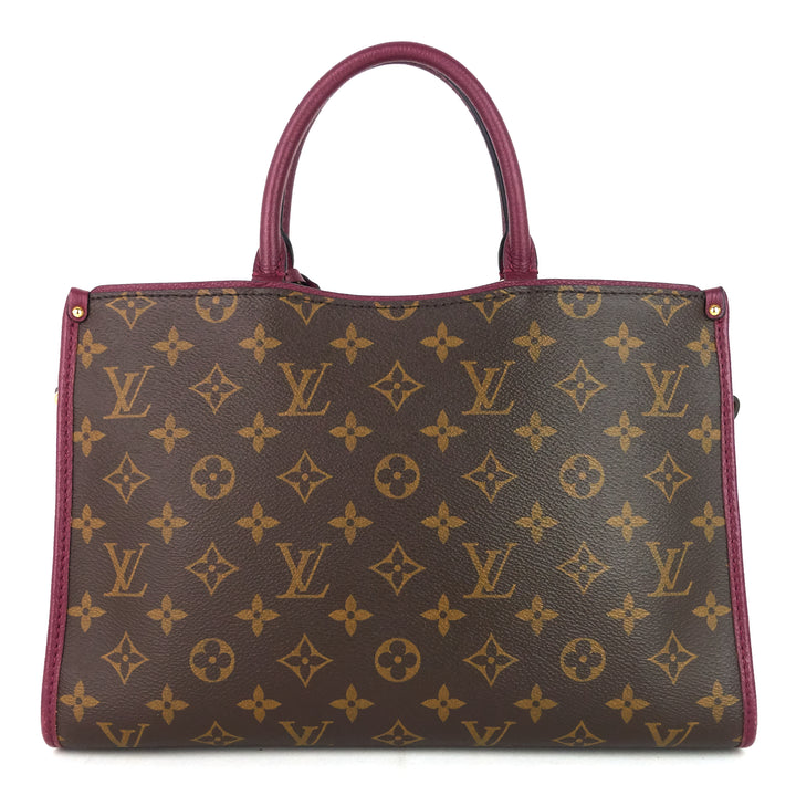 popincourt pm monogram canvas raisin tote bag