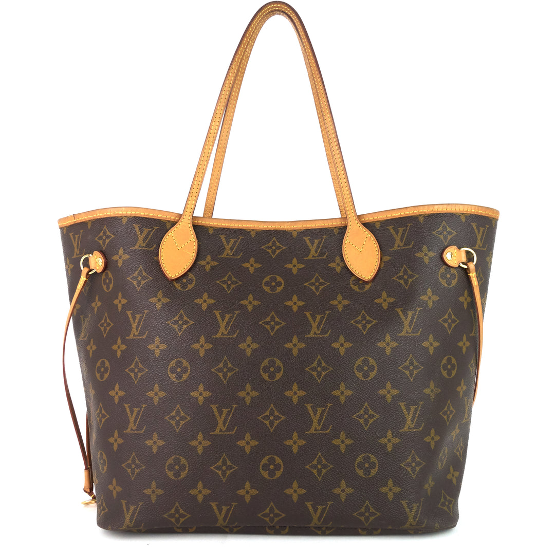 neverfull mm monogram canvas tote bag