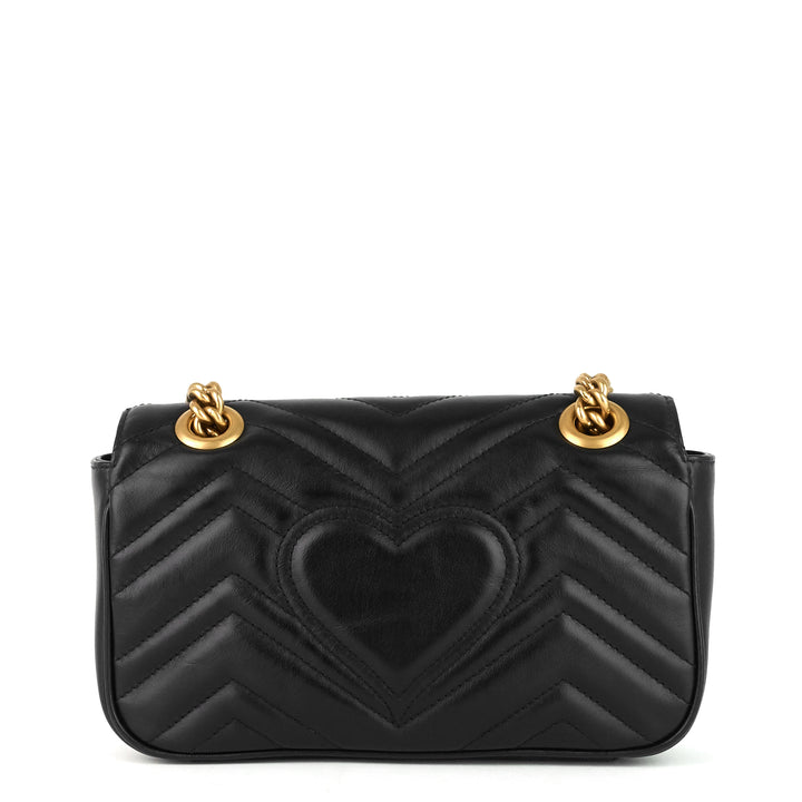 gg marmont mini chevron leather bag