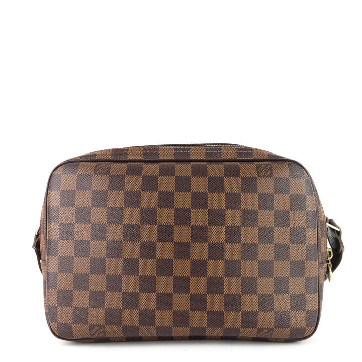 reporter pm damier ebene canvas messenger bag