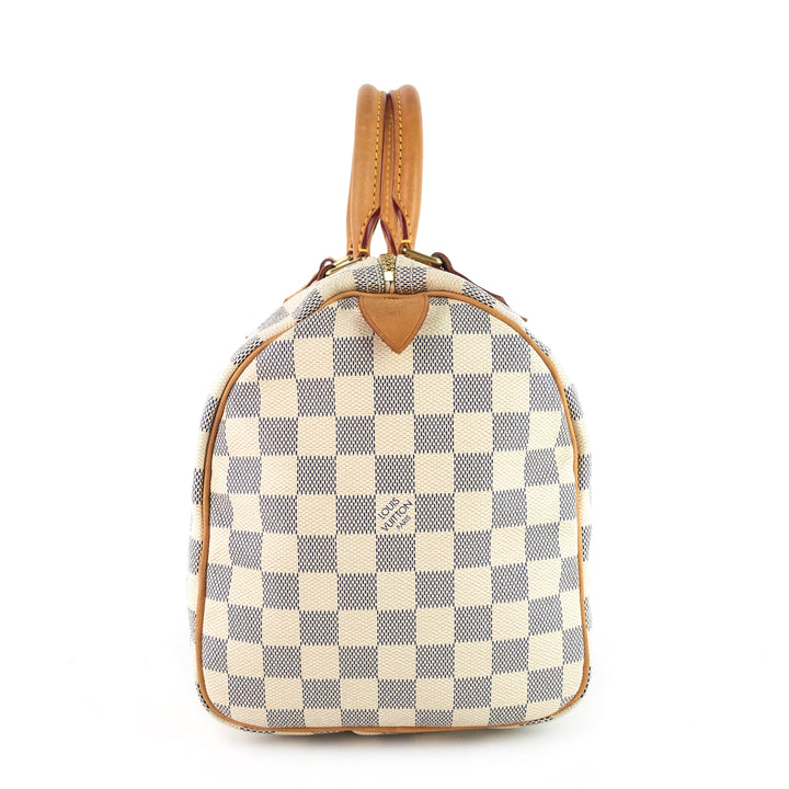 speedy 30 damier azur canvas handbag