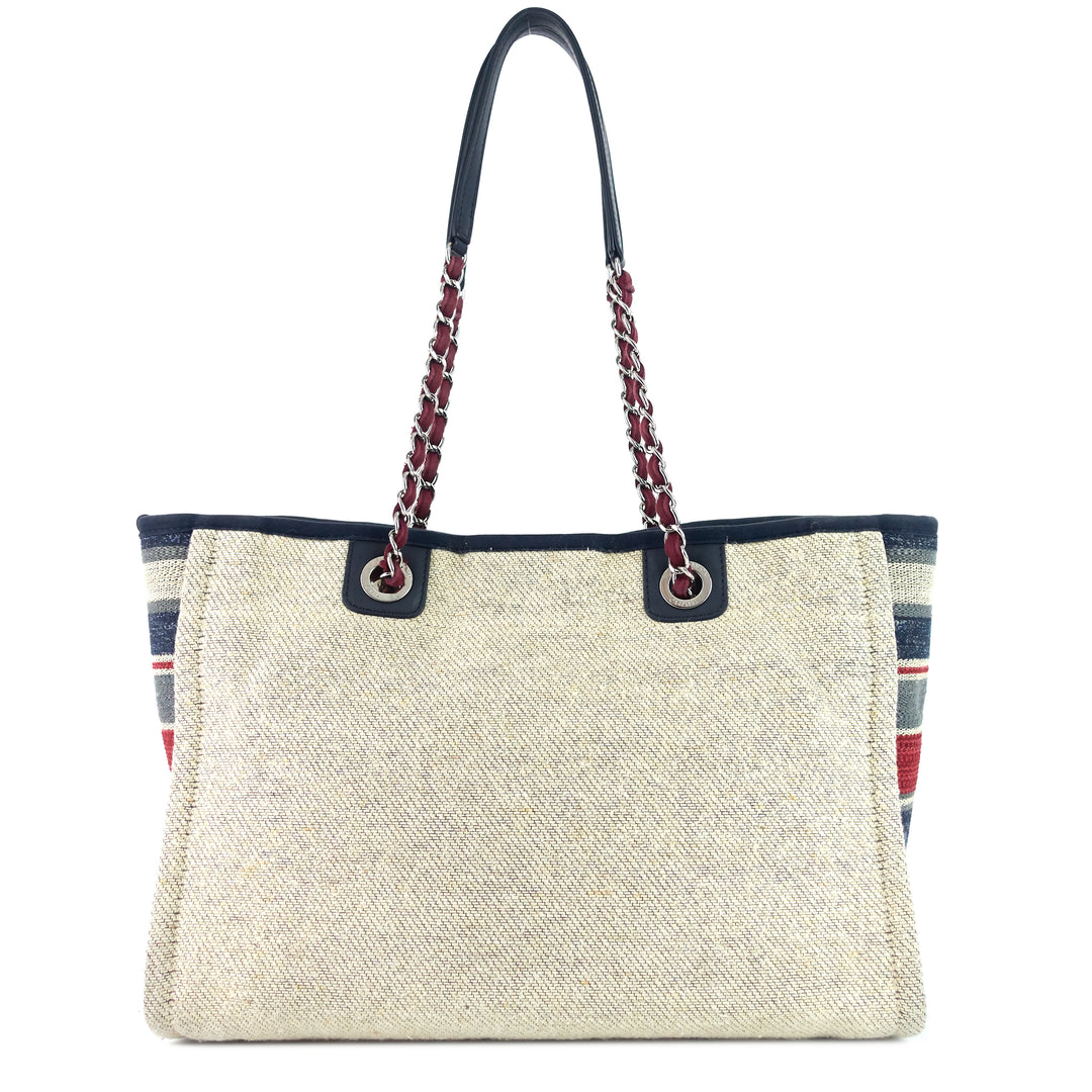deauville small canvas shopping tote bag