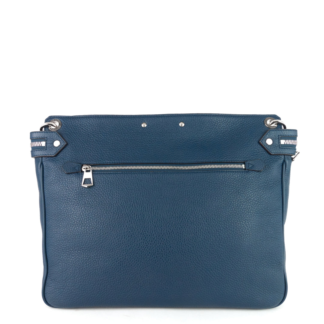 armand taurillon leather messenger bag