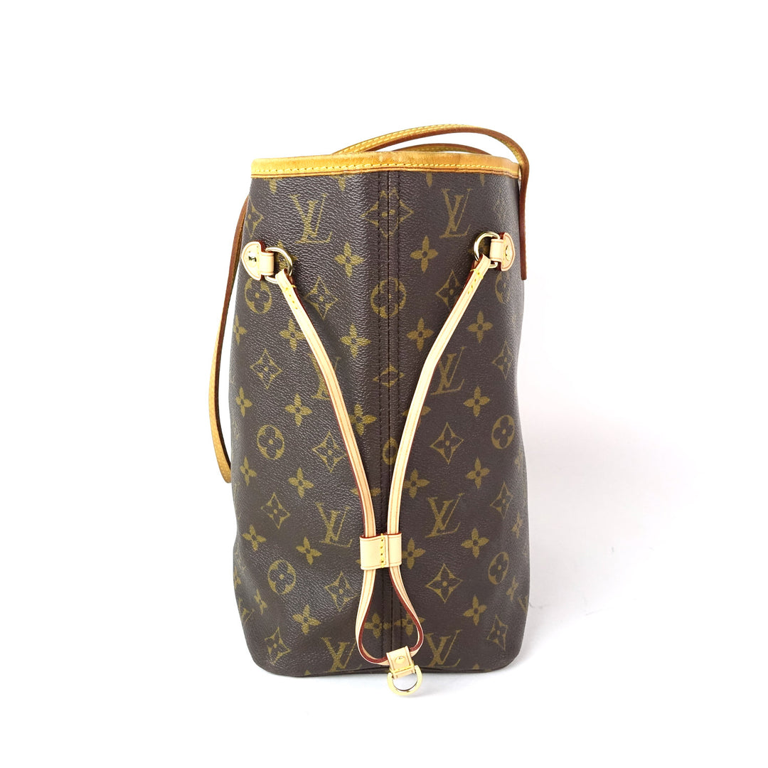 neverfull mm monogram canvas tote bag