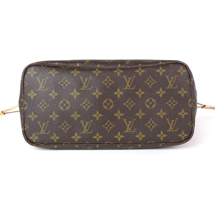 neverfull mm monogram canvas tote bag