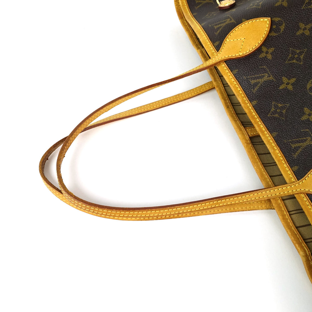 neverfull mm monogram canvas tote bag