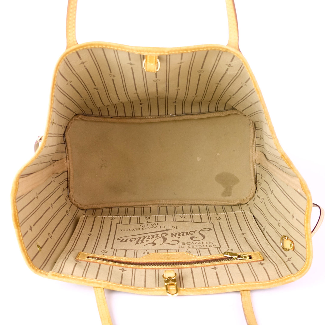 neverfull mm monogram canvas tote bag