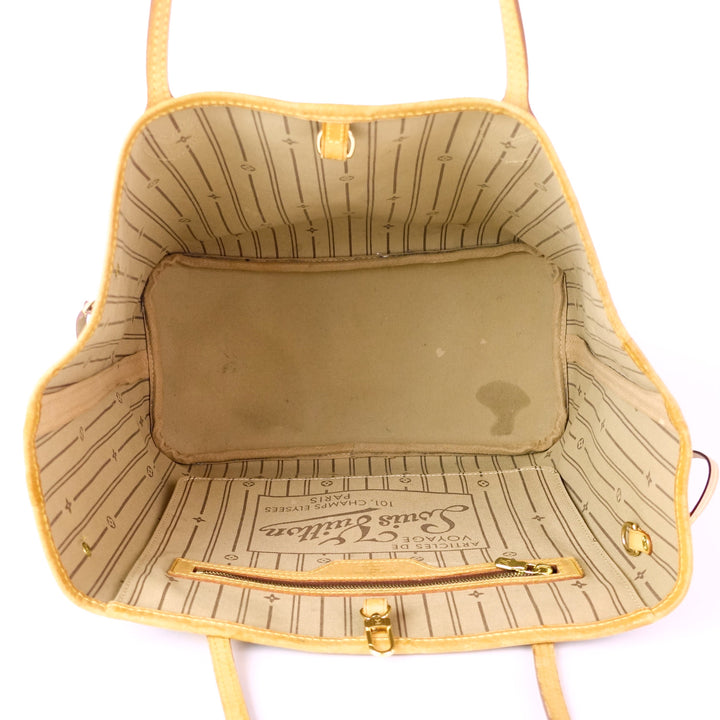 neverfull mm monogram canvas tote bag