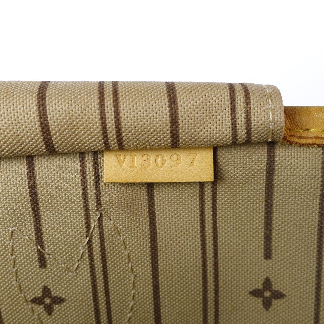 neverfull mm monogram canvas tote bag