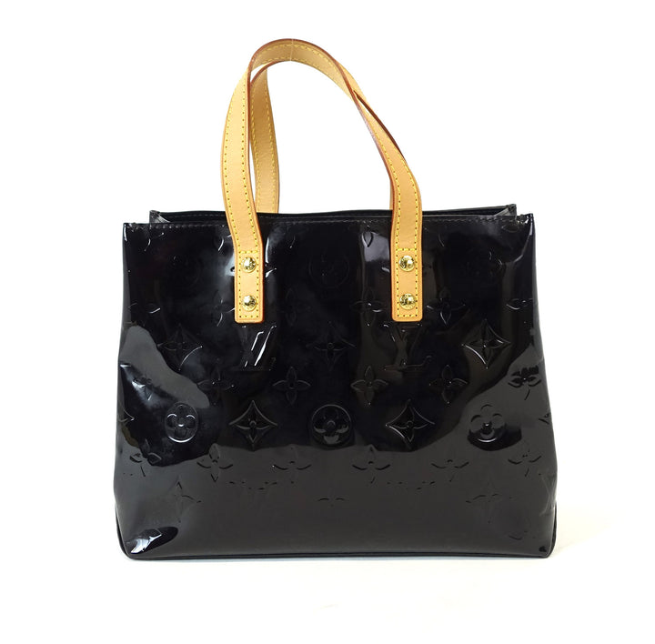 reade pm monogram vernis leather handbag
