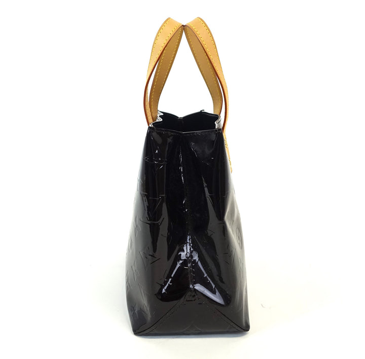 reade pm monogram vernis leather handbag