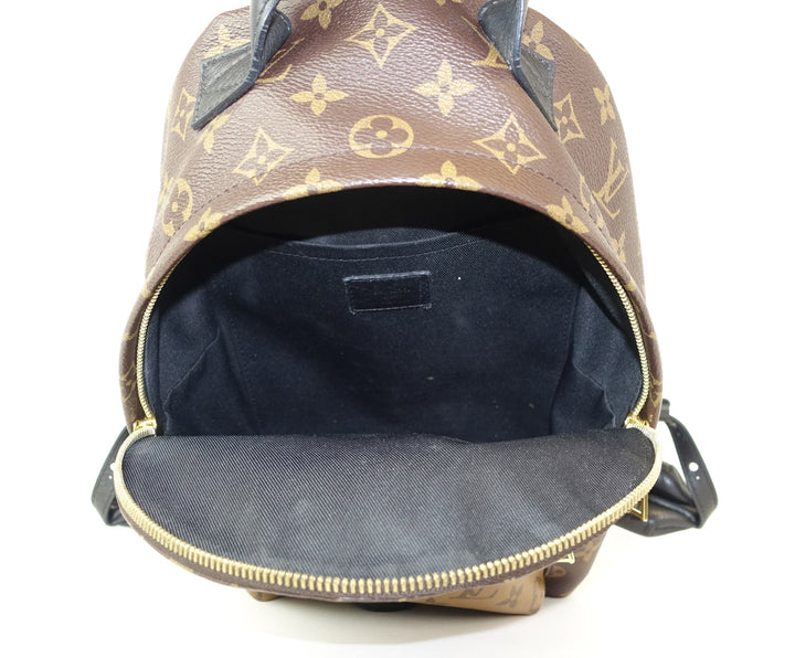palm springs pm reverse monogram canvas backpack