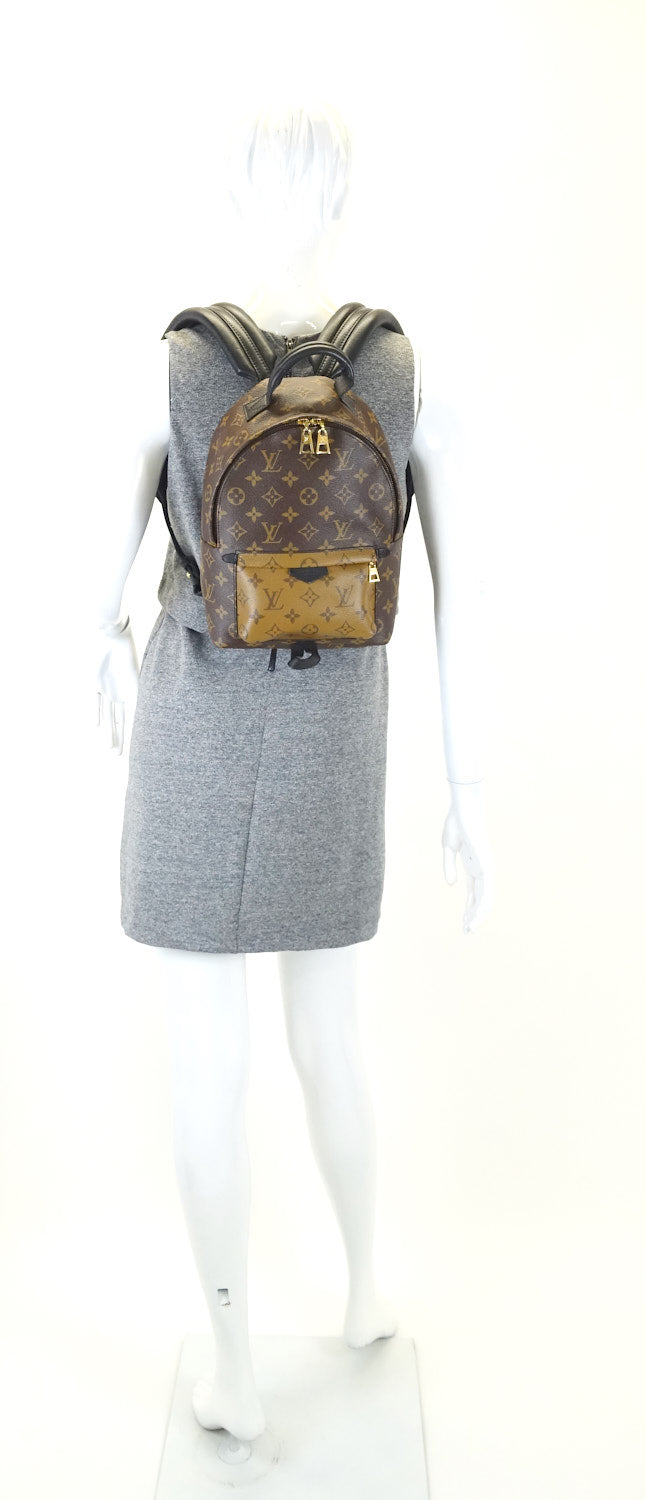 palm springs pm reverse monogram canvas backpack
