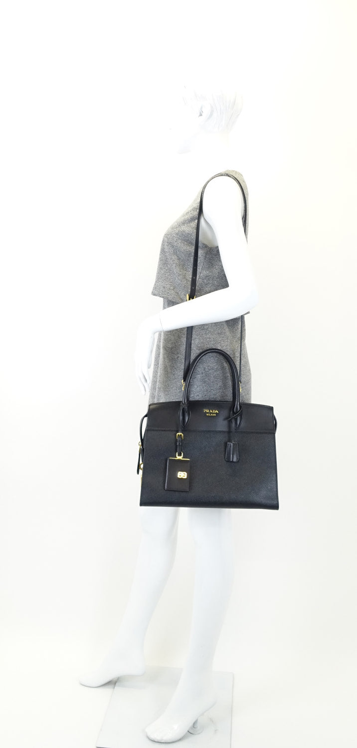 esplanade saffiano leather tote bag