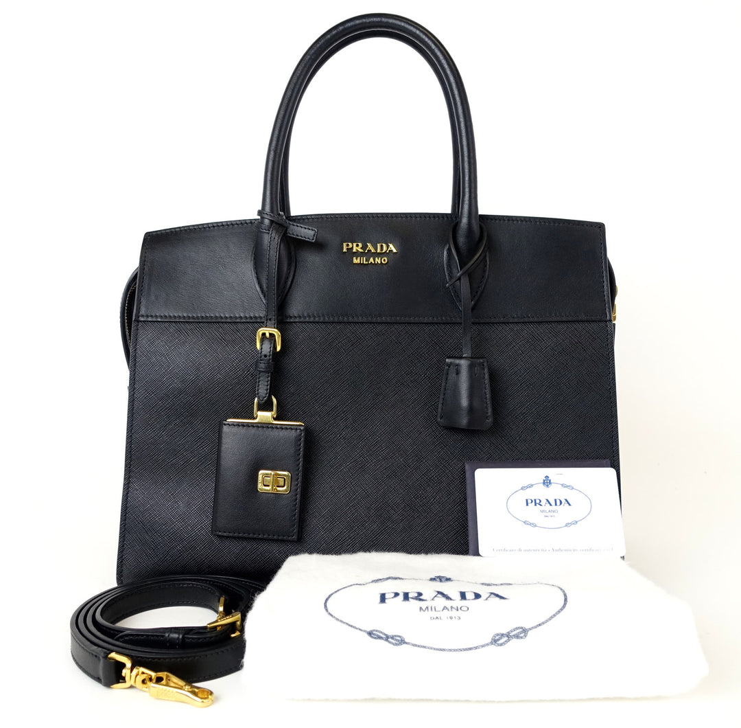 esplanade saffiano leather tote bag