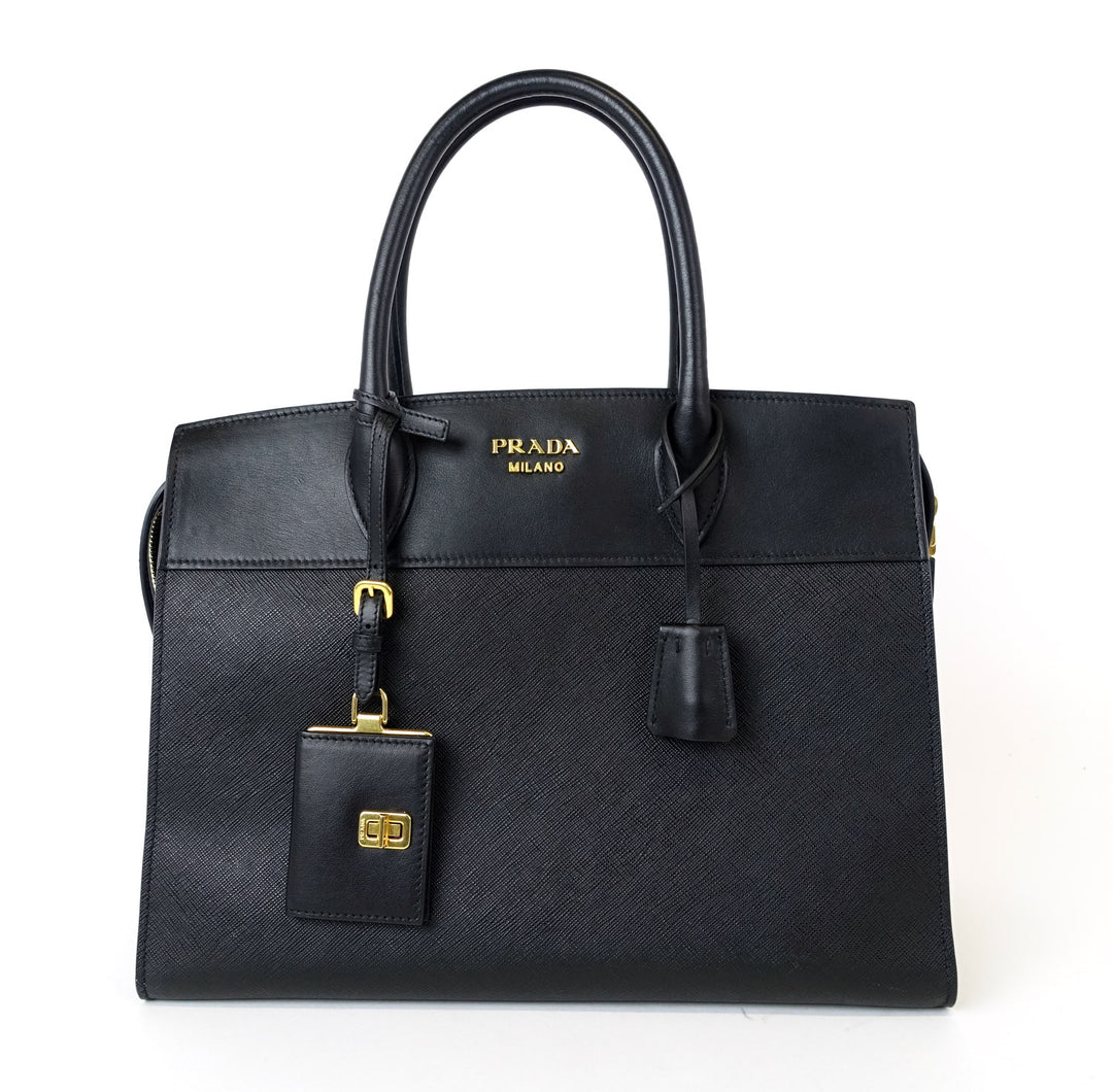 esplanade saffiano leather tote bag