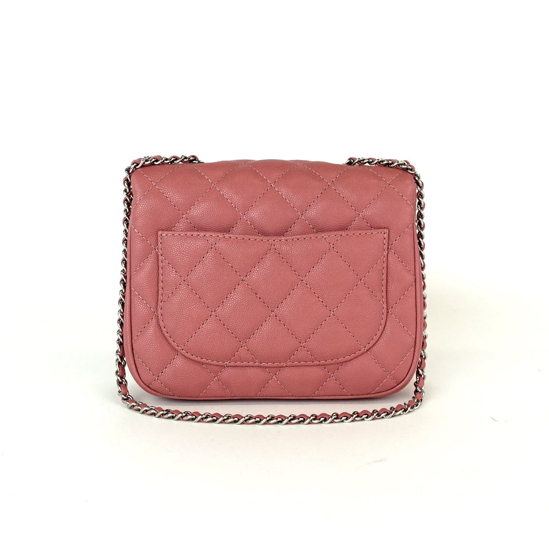 chanel quilted caviar leather flap crossbody bag