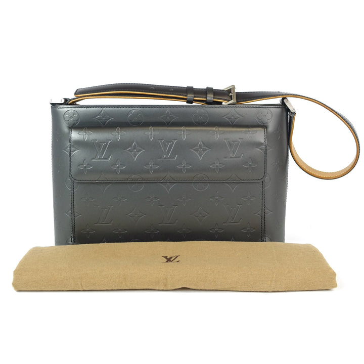 louis vuitton alston monogram matte leather shoulder bag