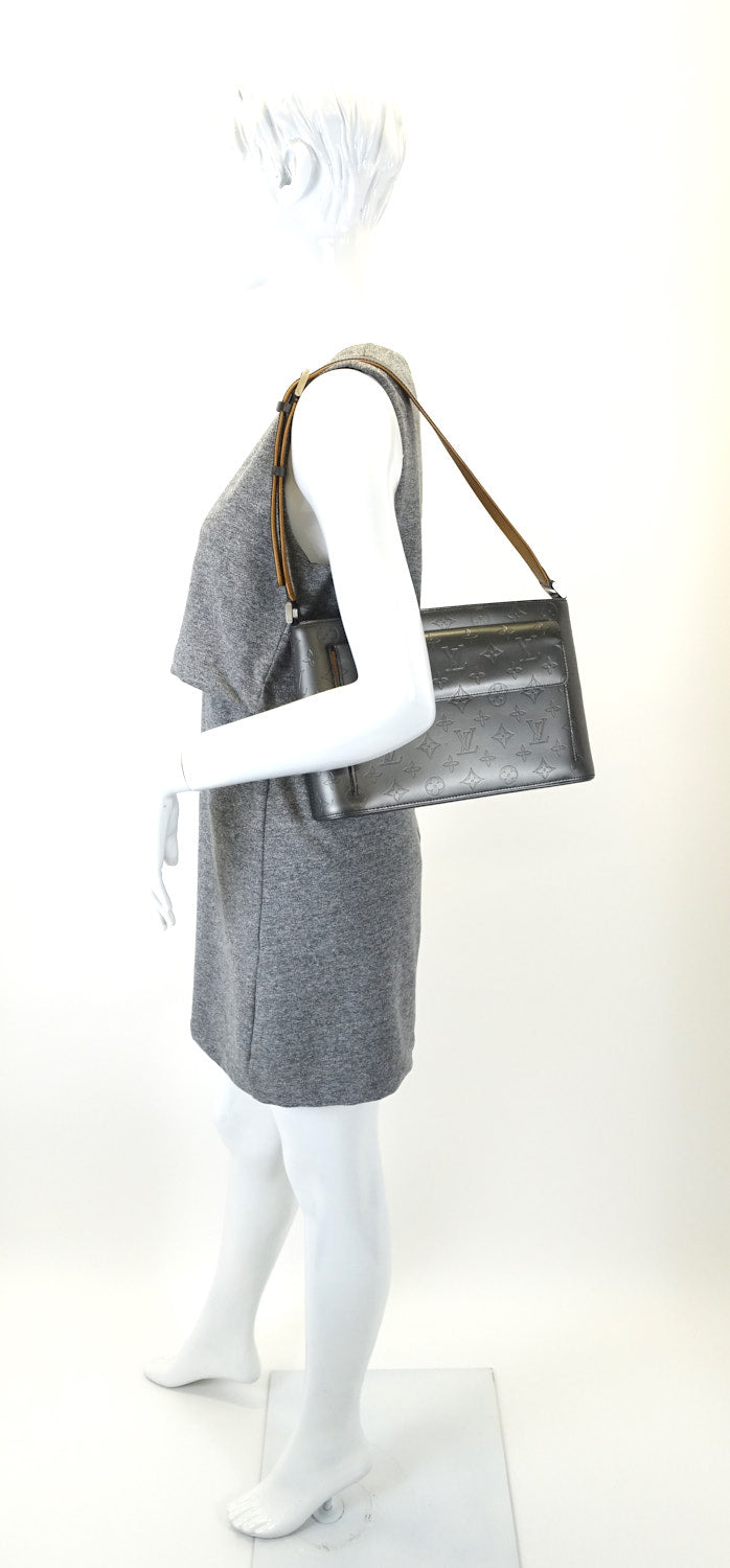 louis vuitton alston monogram matte leather shoulder bag